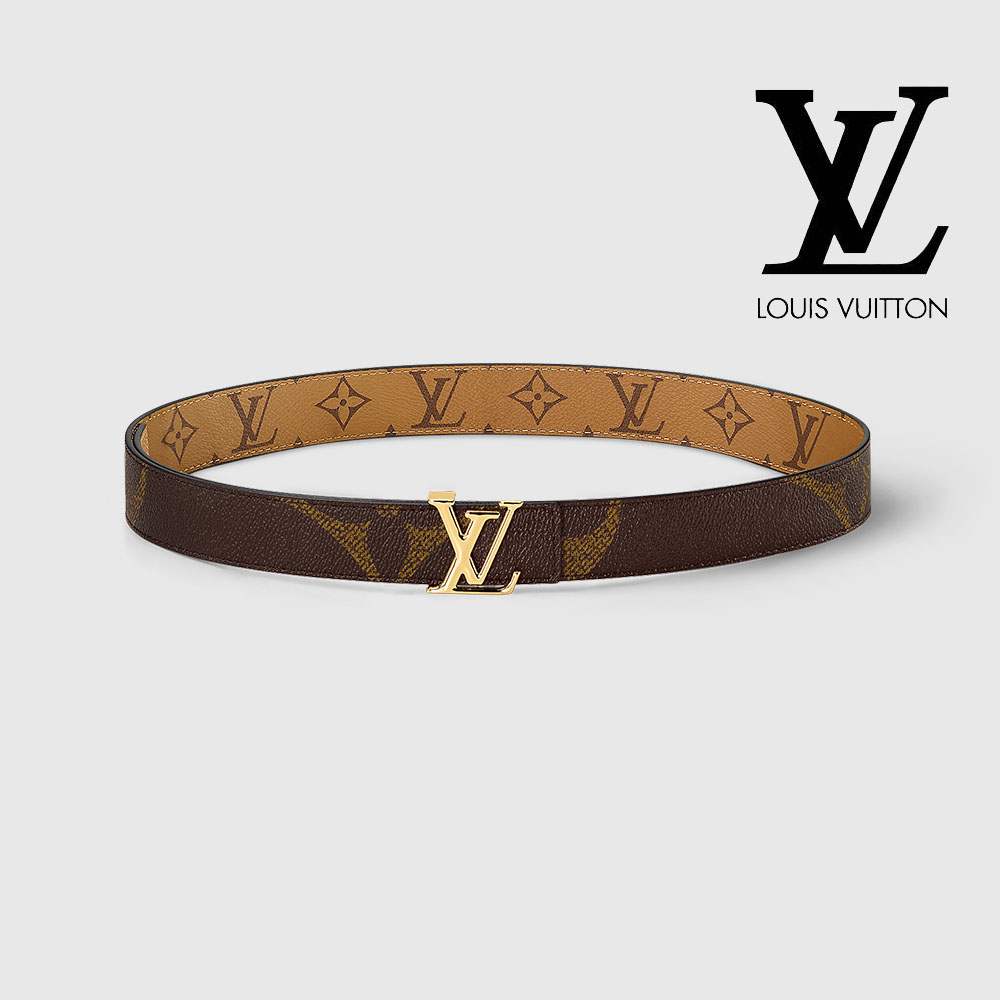 極美品】ルイヴィトン ベルト・LV アイコニック 30MM リバーシブル 駅