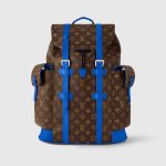 ルイヴィトンスーパーコピー クリストファー MM バックパック リュックブルー M46813 M46814