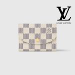 ルイヴィトンコピー激安 ダミエ･アズール  ポルトモネ･ロザリ ミニ財布 N61276