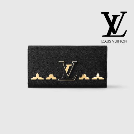 ルイヴィトンコピー激安 ポルトフォイユ・カプシーヌ 長財布 黒 M64551