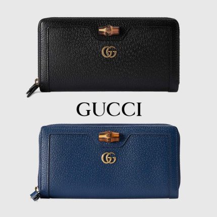 グッチスーパーコピー バンブー付き ジップアラウンドウォレット