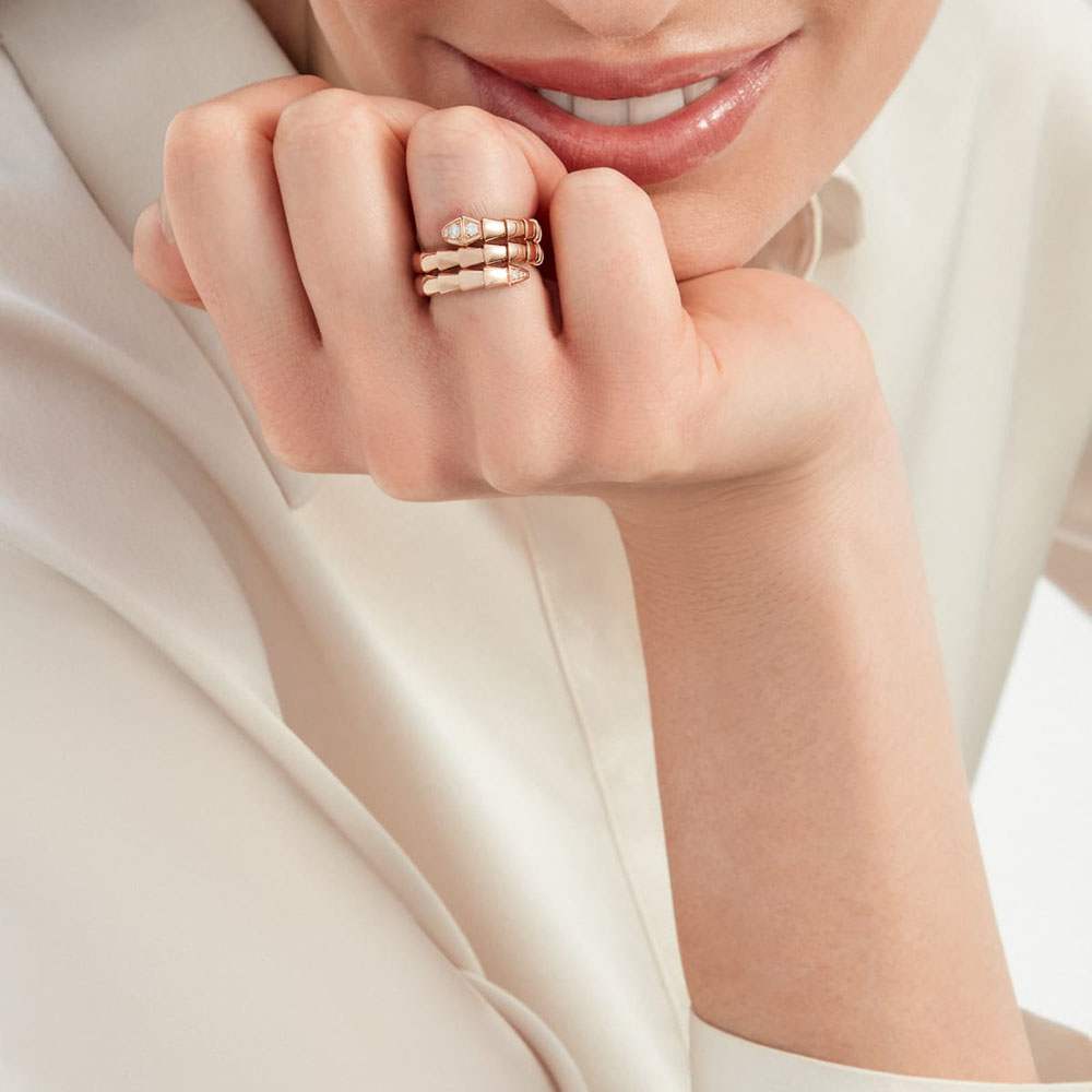 麗羅 ブルガリスーパーコピー セルペンティ ヴァイパー リング 357867