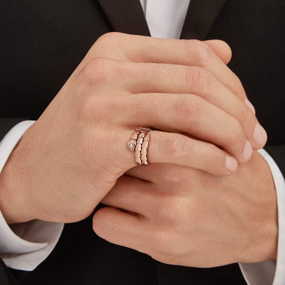 麗羅 ブルガリスーパーコピー セルペンティ ヴァイパー リング 357867