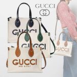 グッチスーパーコピー GUCCI プリント ミニ トートバッグ ‎772144 FACUL