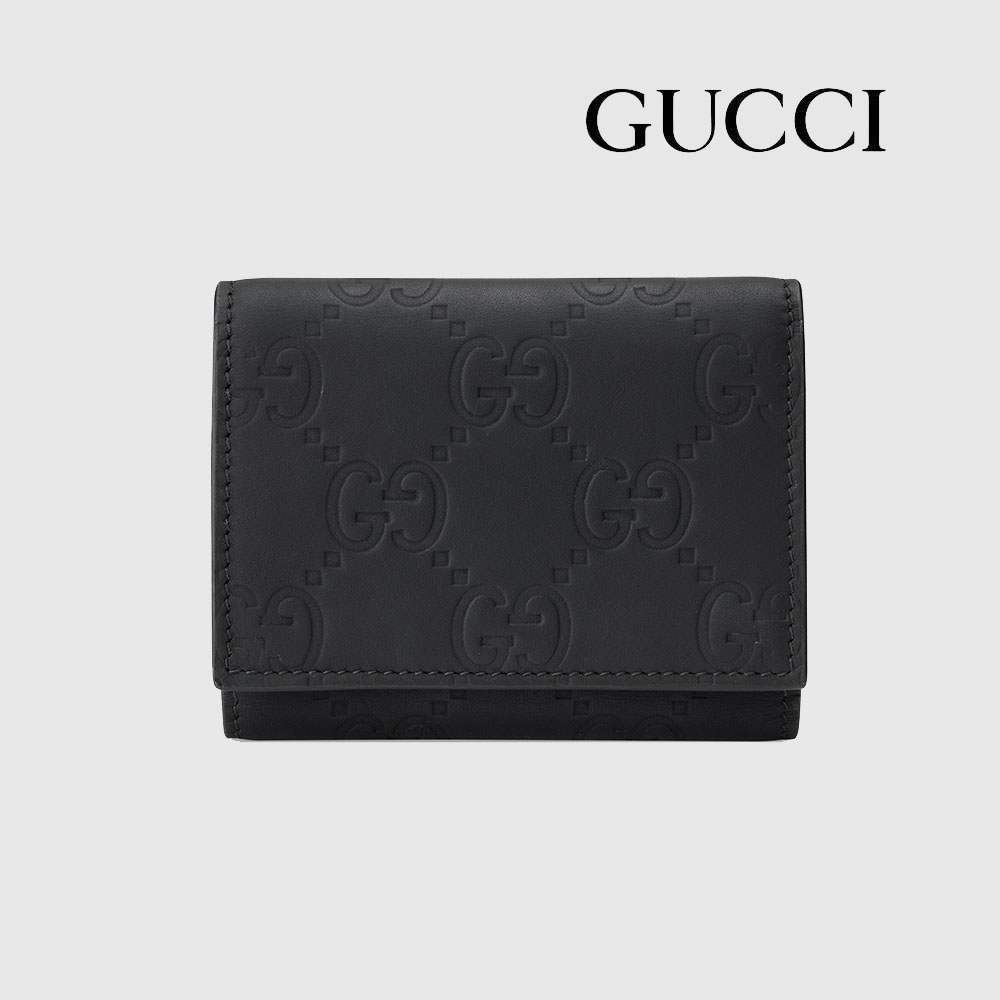 グッチ コピー GG ラバーエフェクト 三つ折りウォレット 771318 AAC0L 1000