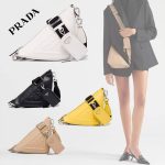 プラダ コピー トライアングル レザーショルダーバッグ 1BH190_2BYA