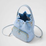 プラダ スーパーコピー Re-Nylon xオーストリッチ ショルダーバッグ 1BH038_2EX8