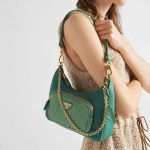 プラダ スーパーコピー Re-Nylon xオーストリッチ ミニバッグ 1BC198_2EX8