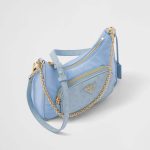 プラダ スーパーコピー Re-Nylon xオーストリッチ ミニバッグ 1BC198_2EX8