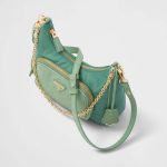 プラダ スーパーコピー Re-Nylon xオーストリッチ ミニバッグ 1BC198_2EX8