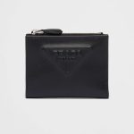 PRADA エンボスレザー 楽天市場】PRADA プラダ 立体三角エンボスロゴ 小銭入れ付きラウンド
