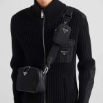 プラダ コピー ブリック Re-Nylon xサフィアーノレザー バッグ 2VH070_2DMH