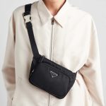 プラダ コピー Re-Nylon xサフィアーノレザー ショルダーバッグ 2VH128_2DMG