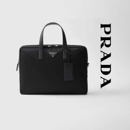 プラダ コピー Re-Nylon xサフィアーノレザー ブリーフケース 2VE005_2DMH