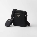 プラダ コピー Re-Nylon xサフィアーノレザー ショルダーバッグ 2VH112_2DMH