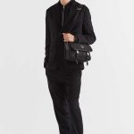 プラダ コピー Re-Nylon xサフィアーノレザー ショルダーバッグ 2VD769_2DMH