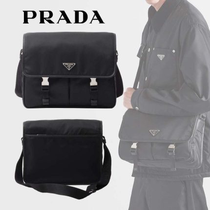 プラダ コピー Re-Nylon xサフィアーノレザー ショルダーバッグ 2VD034_2DMH
