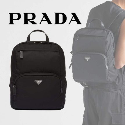 プラダ コピー Re-Nylon xサフィアーノレザー バックパック 2VZ101_2DMG