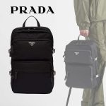 プラダ コピー Re-Nylon xサフィアーノレザー バックパック 2VZ101_2DMG