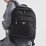 プラダ コピー Re-Nylon xサフィアーノレザー バックパック 2VZ048_2DMG