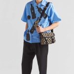 プラダ コピー シンボル エンブロイダリーファブリック バッグ 2VD034_2FKL