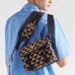 プラダ コピー シンボル エンブロイダリーファブリック バッグ 2VD034_2FKL