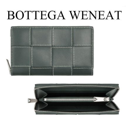 新品同様　ボッテガヴェネタ　カセットパース付き　二つ折りウォレット カセット コインパース付き二つ折りウォレット のために メンズ で