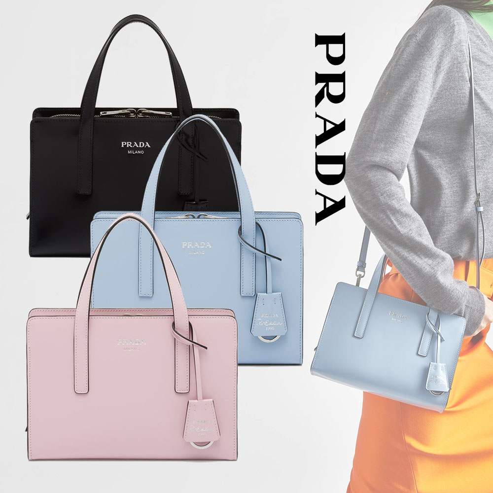 プラダ コピー Re-Edition 1995 ブラッシュドレザー ミニハンドバッグ