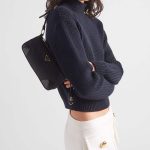 プラダ コピー Re-Edition 2002 Re-Nylon xブラッシュドレザー ショルダーバッグ 1BC201_R789