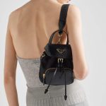 プラダ コピー スモール Re-Nylon xブラッシュドレザー バックパック 1BZ075_R789