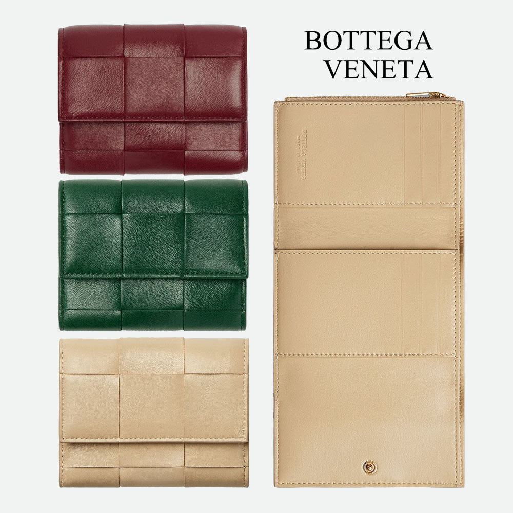 BOTTEGA VENETA ボッテガヴェネタ CASSETTE TRI-FOLD WALLET 三つ折り