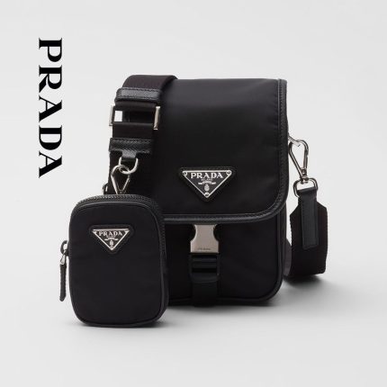 プラダ コピー Re-Nylon xサフィアーノレザー ショルダーバッグ 2VD043