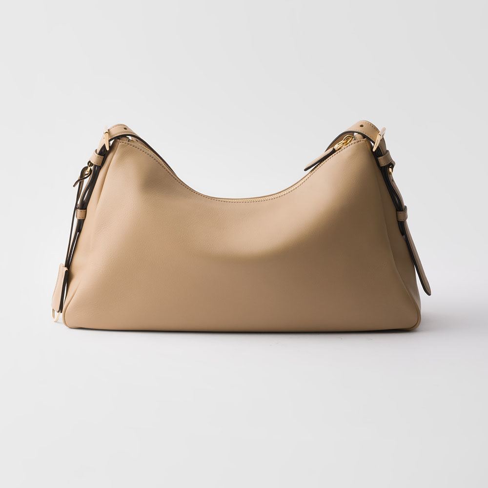 プラダ コピー エメ ラージ ソフトグレインレザー ショルダーバッグ