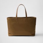 プラダ コピー Re-Nylon xサフィアーノレザー ラージ トートバッグ 1BG527_R064
