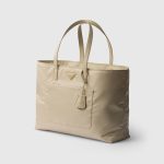 プラダ コピー Re-Nylon xサフィアーノレザー ラージ トートバッグ 1BG527_R064