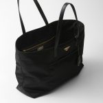 プラダ コピー Re-Nylon xサフィアーノレザー ラージ トートバッグ 1BG527_R064