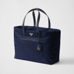 プラダ コピー Re-Nylon xサフィアーノレザー ラージ トートバッグ 1BG527_R064