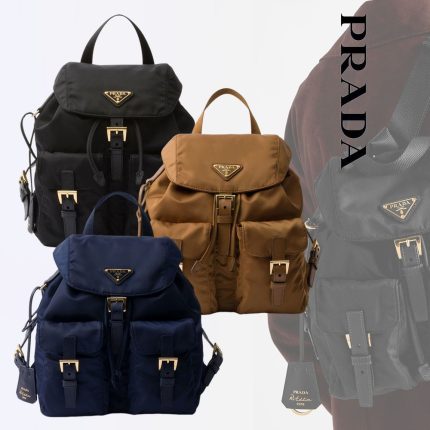 プラダ コピー Re-Nylon xサフィアーノレザー ラージ トートバッグ 1BG527_R064