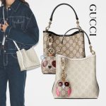 グッチスーパーコピー〔GGエンブレム〕ミニ バケットバッグ 815118 グッチスーパーコピー〔GGエンブレム〕ミニ バケットバッグ 815118