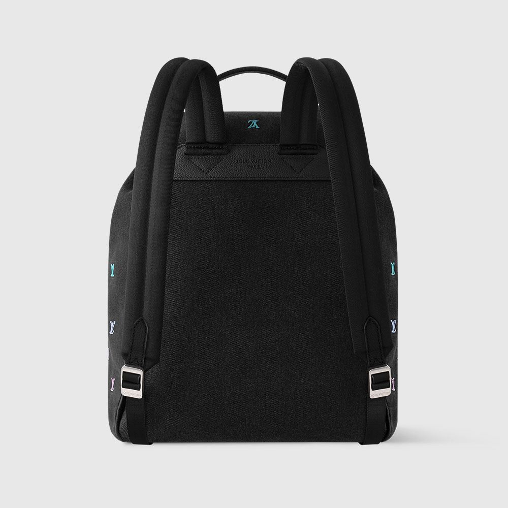 Louis Vuitton ブラック バックパック　モンスリ ルイ・ヴィトン(LOUIS VUITTON)ルイ・ヴィトン モンスリ・バックパック