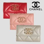 CHANEL 19 スーパーコピー カードケース ラムスキン AP1790