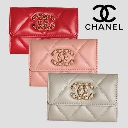 CHANEL 19 スーパーコピー カードケース ラムスキン AP1790