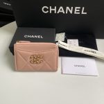 シャネル コピー CHANEL 19 ジップ コインパース ピンク AP3665_1