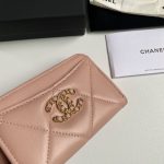シャネル コピー CHANEL 19 ジップ コインパース ピンク AP3665_1