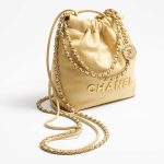 シャネル コピー CHANEL 22 ミニ ハンドバッグ イエロー AS3980