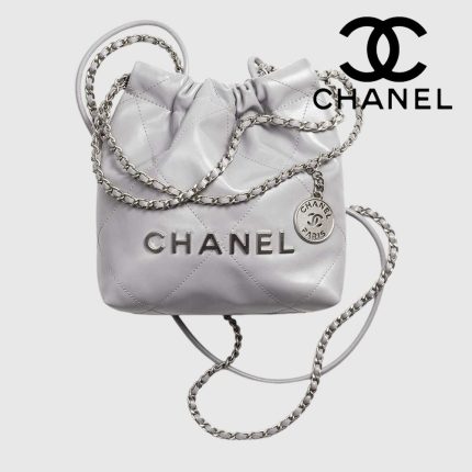 シャネル スーパーコピー CHANEL 22 ミニ ハンドバッグ グレー AS3980