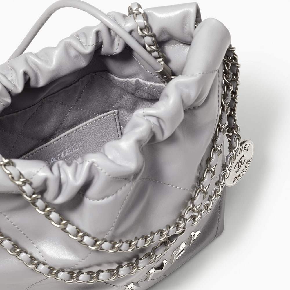シャネル スーパーコピー CHANEL 22 ミニ ハンドバッグ グレー AS3980