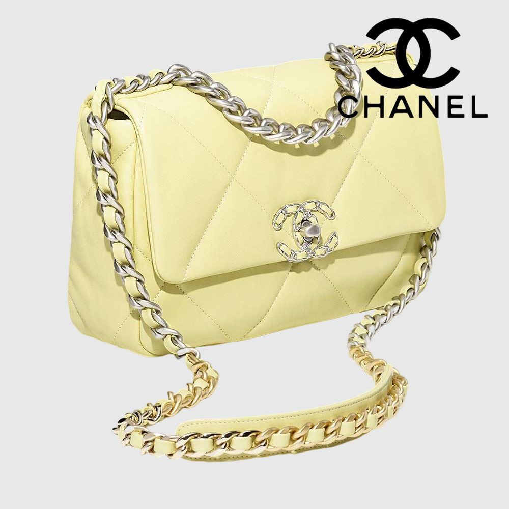 シャネル スーパーコピー CHANEL 19 ショルダーバッグ イエロー