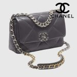 スーパーコピーシャネル CHANEL 19 ショルダーバッグ グレー AS1160