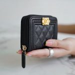シャネルスーパーコピー ボーイシャネル ジップコインケース A80602